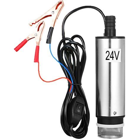 24V 51mm Pompe submersible en acier inoxydable Huile d'eau Pompe de transfert de carburant diesel pour huile de voiture Liquide Pompe à eau de carburant diesel Pompe de transfert (1/5)
