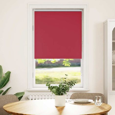 Verdunkelungsrollo Rot 65x150 cm Stoffbreite 60,7 cm Polyester