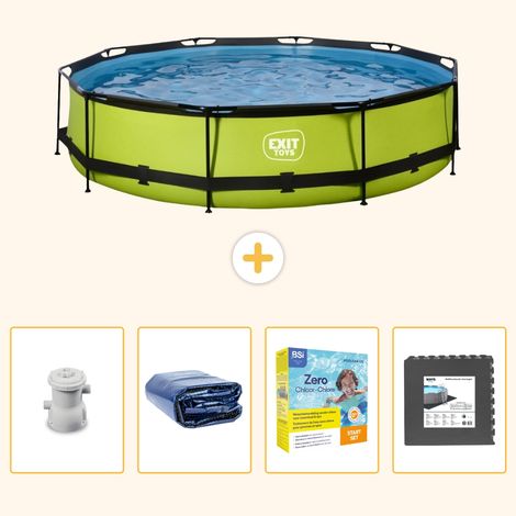 Exit-toys Piscine Exit Ronde - 360x76 cm - 5-pièces SCB24 (1/5)