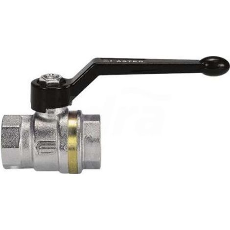 Valvola a sfera ASTER FF con leva alluminio 1" 0801N406 - -  EFFEBI - - (1/2)