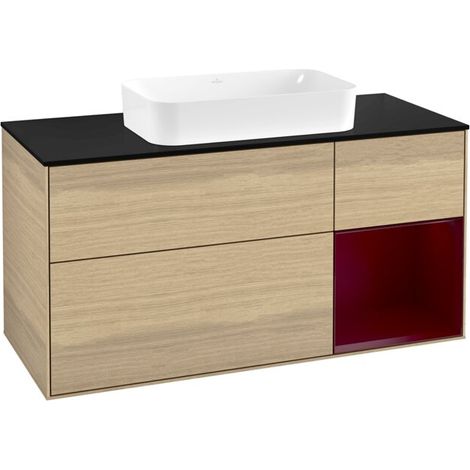 Villeroy & Boch F712HBPC meuble sous-lavabo Finion F71 (1/2)