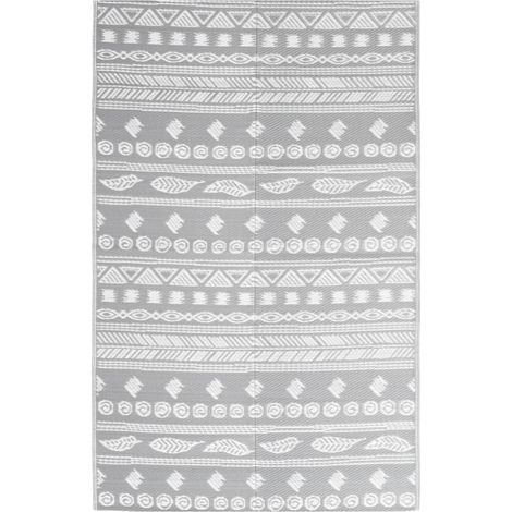 Maison Exclusive - Outdoor-Teppich ARAKIL Grau 190x290 cm PP