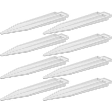 Stück Weiße Pvc Zaunstopfen für Gartenzaun mit Anti Kipp