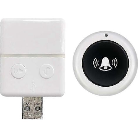 Sonnette connectée pour la maison avec alimentation USB sans fil et 30 sonneries (1/5)