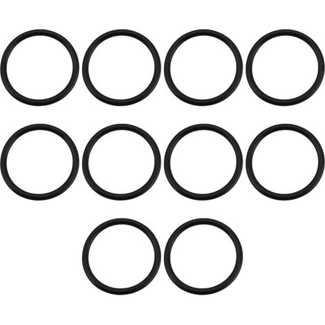 O-Ring-Verschraubungen – 10er-Pack – Strapazierfähiges Gummi – Perfekte Abdichtung für 32-mm-Schläuche – Für Poolfilterpumpen – Abmessungen: 25 x 30,3 x 2,65 mm (1/5)