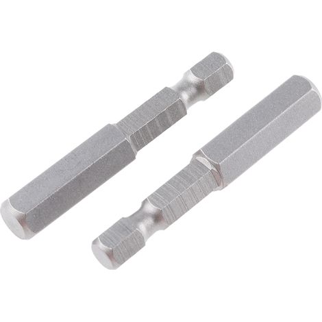 Rs Pro – Embout de vissage hexagonal 8mm – Acier au vanadium au molybdène chromé – Lot de 5 pour vis à six pans creux – Prise solide et efficace