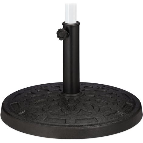 Pied de parasol - lourd - pour mât de 38 à 50 mm - Ø 50 cm - plastique (1/5)