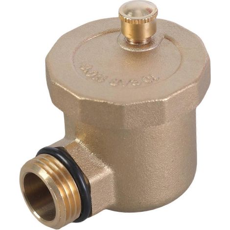 Soupapes de décharge de pression d'air en laiton, soupapes d'échappement automatiques, soupapes de purge de tuyau de chauffage d'eau chaude sanitaire pour chauffe-eau solaire 4 points automatique ex (1/5)