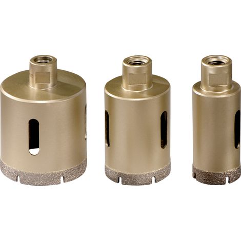 Metabo Fliesen-Diamantbohrkronen-Set "Dry", 3-teilig, M 14 (1/3)