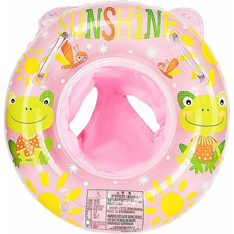 Green Mobility-Anneau de natation bébé enfants assis anneau bébé couché anneau 0--3-6 ans bouée de sauvetage enfant rose (1/5)