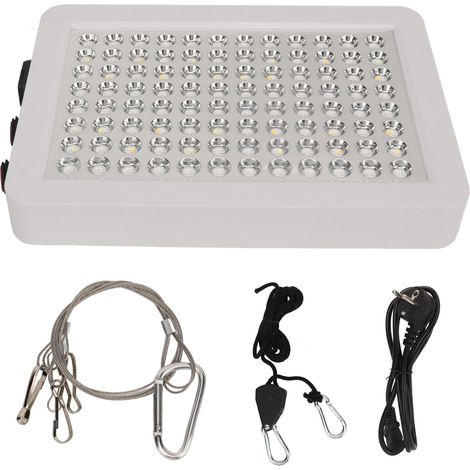 Lampe de croissance LED à spectre complet 192 LED pour plantes d'intérieur VEG BLOOM, double interrupteur