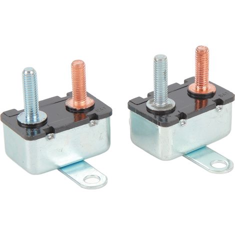 2 Stück automatisch rückstellende Leitungsschutzschalter aus Aluminiumlegierung mit Überlastschutz für Fahrzeuge und Schiffe, 12 V, 24 V, 20 A (1/5)