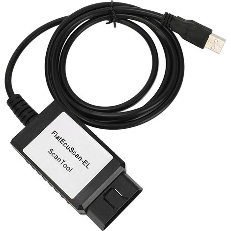 Câble Diagnostic OBD2 ECU pour Fiat Alfa Lancia - Adaptateur ABS Robuste Plug-and-Play Compatible MultiECUScan et FiatECUScan (1/5)