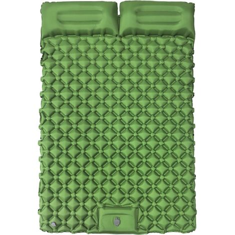 Colchón inflable ultraligero para dormir, con puertos de aire para inflar fácilmente y almacenar en un espacio reducido, diseño compacto y duradero para camping, mochilerismo y senderismo (B, 75 x 47 