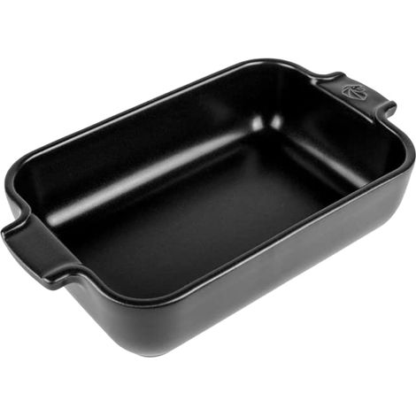 PEUGEOT - Pirofila rettangolare in ceramica - 22 cm x 11,3 cm x 5,1 cm - Capacità: 0,85 L - Garanzia 10 anni - Produzione francese - Nero satinato (1/5)