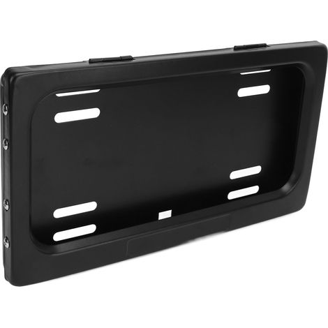 Support de plaque d'immatriculation électrique universel, antirouille et résistant aux intempéries, pour véhicules aux normes américaines. (1/5)