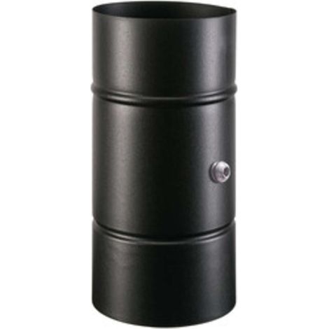 TUBO PORCELLANATO C/COMB C/TAPPO D 10XH19CM NERO CLASSIC