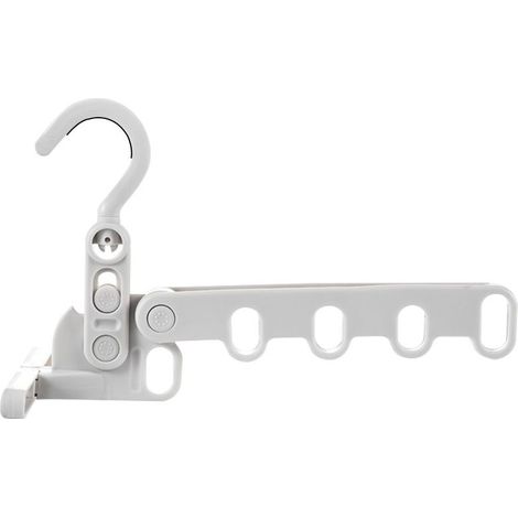 Cintre de Voyage,Porte Manteau pour Porte,Cintre Gain de Place,Porte Vêtements Étendoir à Linge Mural Rétractable avec Crochets,pour Le Camping de Vacances,l'intérieur, l'hôtel,l'extérieur (1/4)