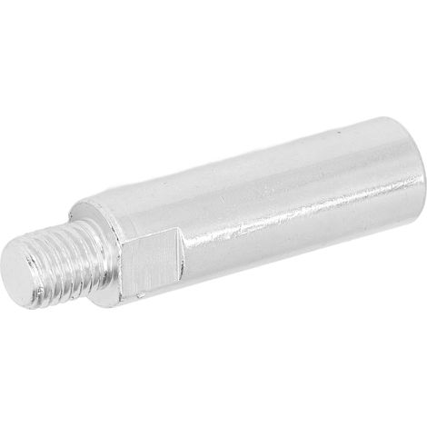 Tige d'allongement pour polisseuse rotative M14 en alliage dur argent 80mm démontable facilement finition soignée accessoire lustrage auto (1/5)