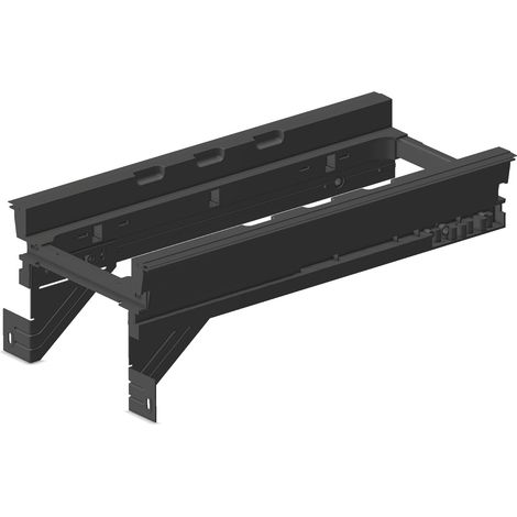 Ninka Mülleimer Halterung eins2fünf NL 500 KB 300mm - Halterung für Einbau Abfallsammler, Kunststoff dunkelgrau (1/2)