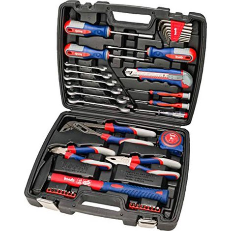 kwb 370733 pour les bricoleurs, pour les artisans Mallette à outils équipée 42 pièces (L x l x H) 29 x 34 x 7 cm (1/5)