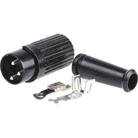 Connecteur DIN RS PRO, 3 contacts, Mâle, Montage sur câble ( Prix pour 1 )