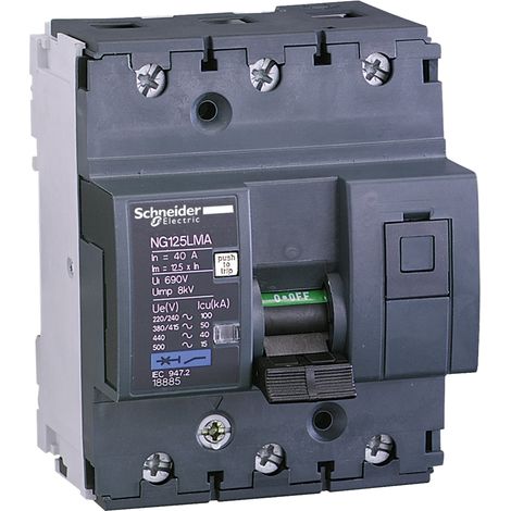 Interruptor automático - NG125LMA - 3P - 16A - curva MA  - 18883