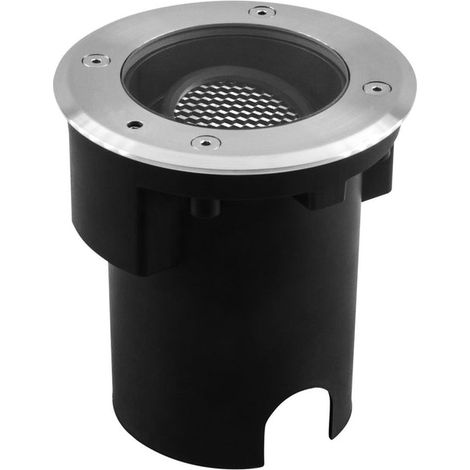 [GEBRAUCHT] B-Ware EVN Einbauleuchte Pentola LED Blendschutz Edelstahl Ø13,5cm wasserdicht IP67 (1/2)