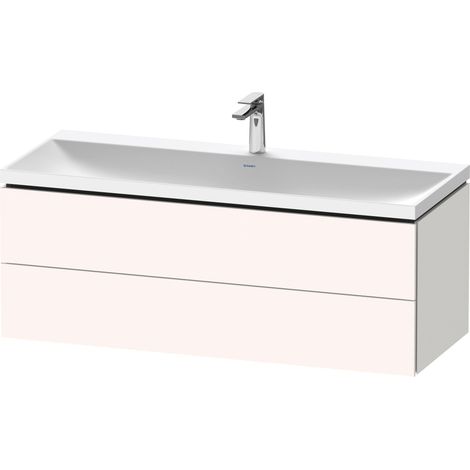 Duravit L-Cube c-shaped Ensemble suspendu, 2 tiroirs, sans