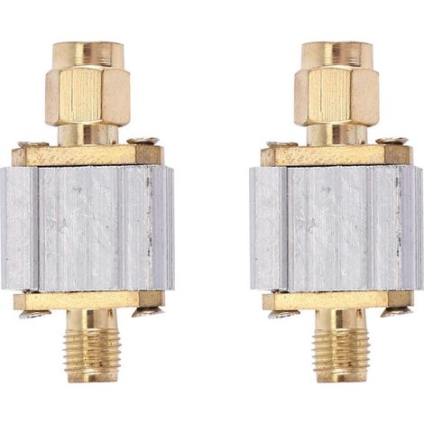 Filtre passe-bande SAW FBP-868S 2 x 868 MHz 4 MHz, bande passante de 1 dB, pour réseaux LoRa/LoRaWAN et Helium (interface SMA-M/SMA-F). (1/5)