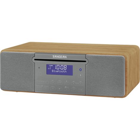 Sangean DDR-47 BT Tischradio DAB+, UKW AUX, CD, SD, USB Holz (1/5)