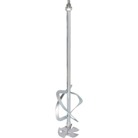 Mezclador galvanizado doble rotación, ø140 x 600 mm, m18, blister (1/4)