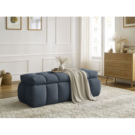 Bobochic – Bout de lit MONT-BLANC 140 cm – Rangement intégré – Panneaux de particules et bois massif – Longueur 146 cm, Largeur 56 cm, Hauteur 52 cm (1/5)