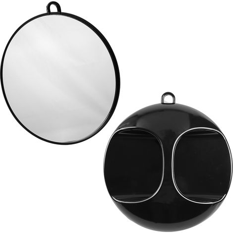 Miroir rond professionnel à main avec poignée pour salon de coiffure et usage personnel (1/5)