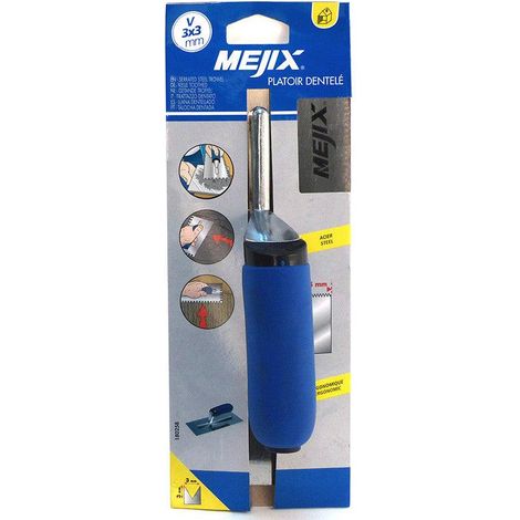 Mejix Stella in acciaio dentato SoftGrip 280 x 115 mm