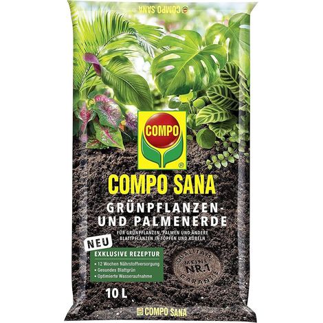 COMPO SANA Grünpflanzen- und Palmenerde 10l