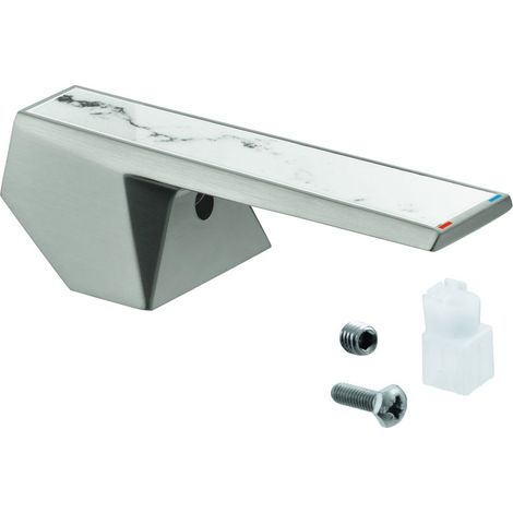 Grohe Hebel für Allure Brilliant mit Temperaturanzeige Rot/Blau, Supersteel, 101390DC00 (1/2)
