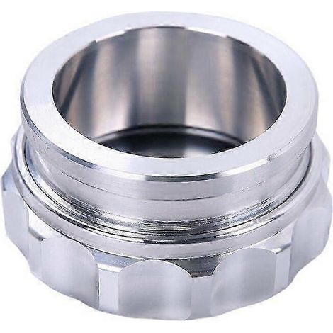 1Bouchon de réservoir de carburant en alliage d'aluminium à souder, goulotte de remplissage et bouchon, réservoir d'huile, de carburant et d'eau, argent, pièces extérieures de voiture d'origine pour r (1/5)