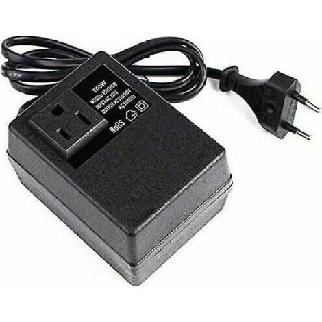 Convertisseur de Tension 200W Transformateur EU Vers US Transformateur Abaisseur 220V Vers 110V Adaptateur de Voyage Monophasé Prise EU (1/5)