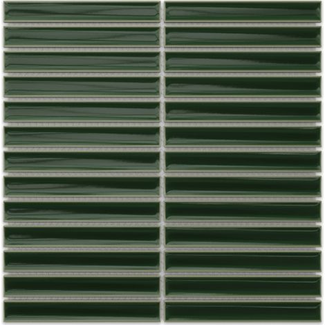 Ilcom mosaico in ceramica su rete per bagno e cucina  29.5cm x 29cm - Emerald piano (1/4)