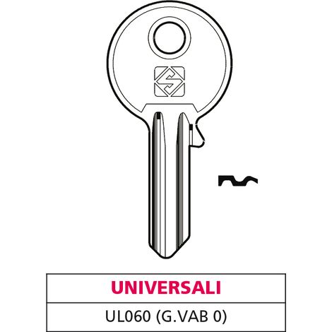 Silca CHIAVE ASC UL060 (G. VAB 0) UNIVERSALE 100.00 pz