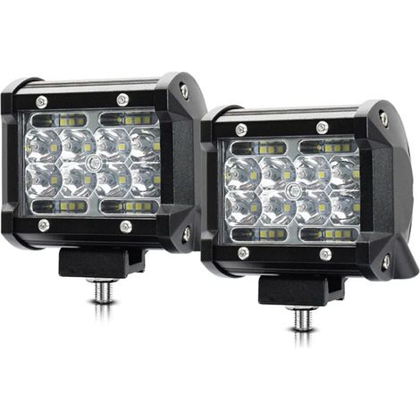Barra luminosa a LED da 4 pollici, 60 W, 6000 lumen, per camion, barche, pick-up, ATV, UTV, camper (1/4)
