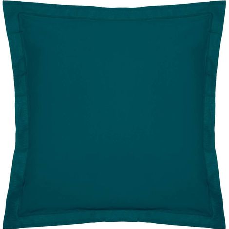 Funda de almohada - algodón - azul Egeo - 63x63 cm - Atmosphera créateur d'intérieur