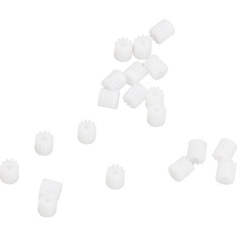 20 pièces Engrenage Moteur Plastique 1/24 pour Voiture Télécommandée Axial SCX24 - Pièce de Rechange Moteur 11T (1/5)