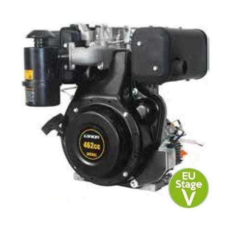 Motore LONCIN completo diesel albero orizzontale conico 462 cc 10 HP 202350