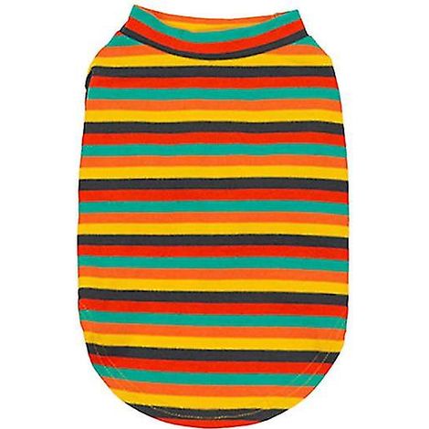 1pc Vêtements pour chien à rayures pour chien chiot (1/3)