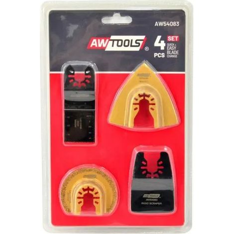 Sägeblätter awtools mt gehärteter Stahl Schnellwechsel 4er Pack
