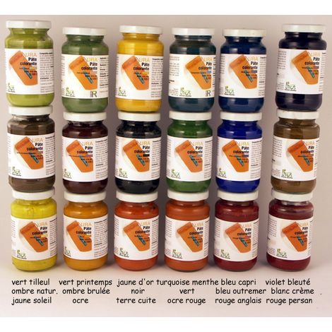 125ml-ocre rouge-Colorants naturels pour peinture intérieur URA  Livos (1/4)