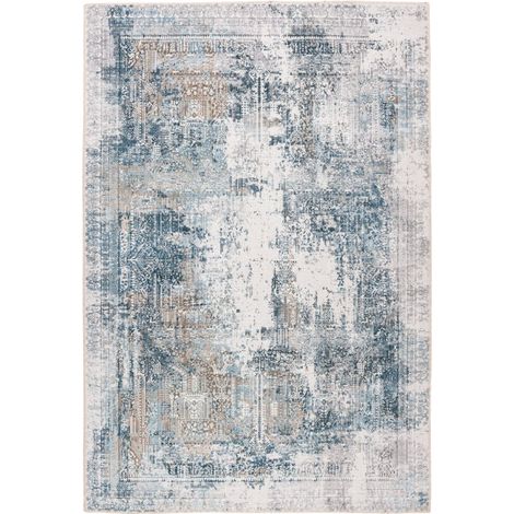 Tapis Tissé Vintage à Motifs "Faye" Multicolore 75 x 150 cm (1/3)