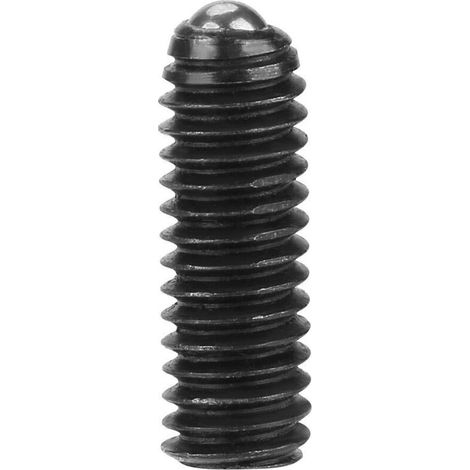 Lot de 10 pistons à ressort à bille en acier au carbone à filetage à vis M4 (M4 12) (1/5)